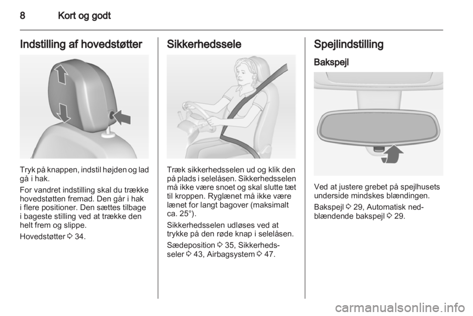OPEL MERIVA 2011  Instruktionsbog (in Danish) 