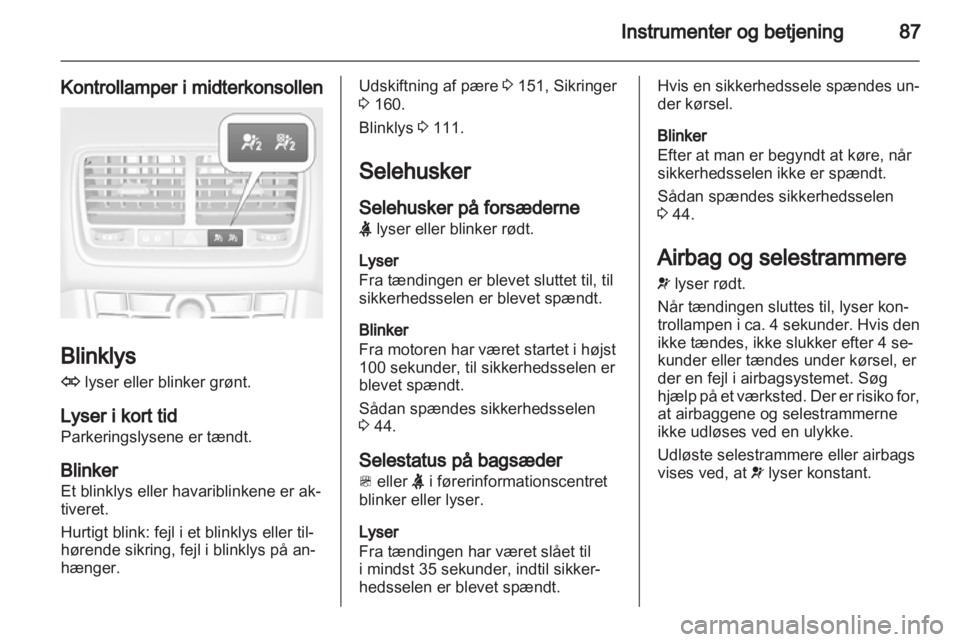OPEL MERIVA 2011  Instruktionsbog (in Danish) 