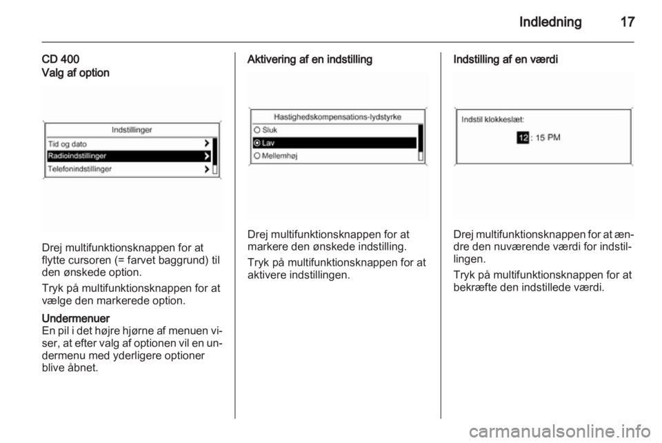 OPEL MERIVA 2011.25  Instruktionsbog til Infotainment (in Danish) 