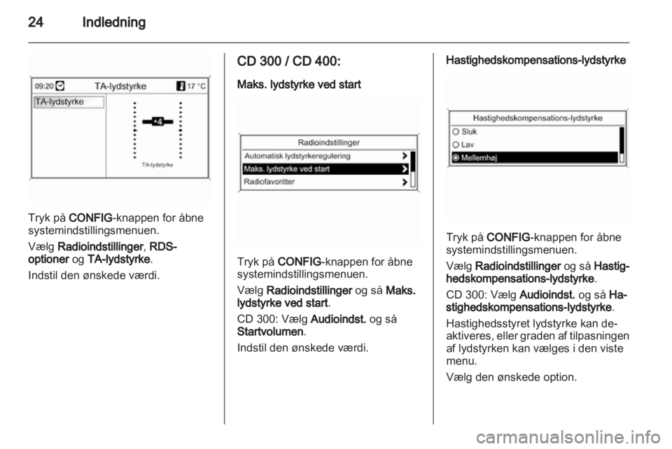 OPEL MERIVA 2011.25  Instruktionsbog til Infotainment (in Danish) 