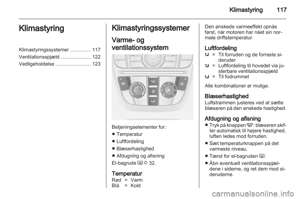 OPEL MERIVA 2011.5  Instruktionsbog (in Danish) 