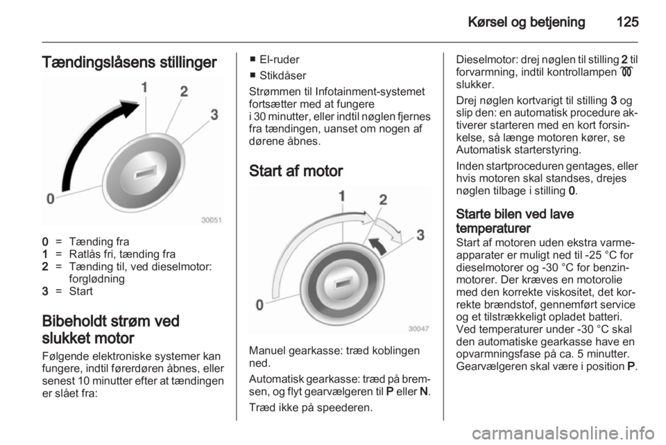 OPEL MERIVA 2011.5  Instruktionsbog (in Danish) 