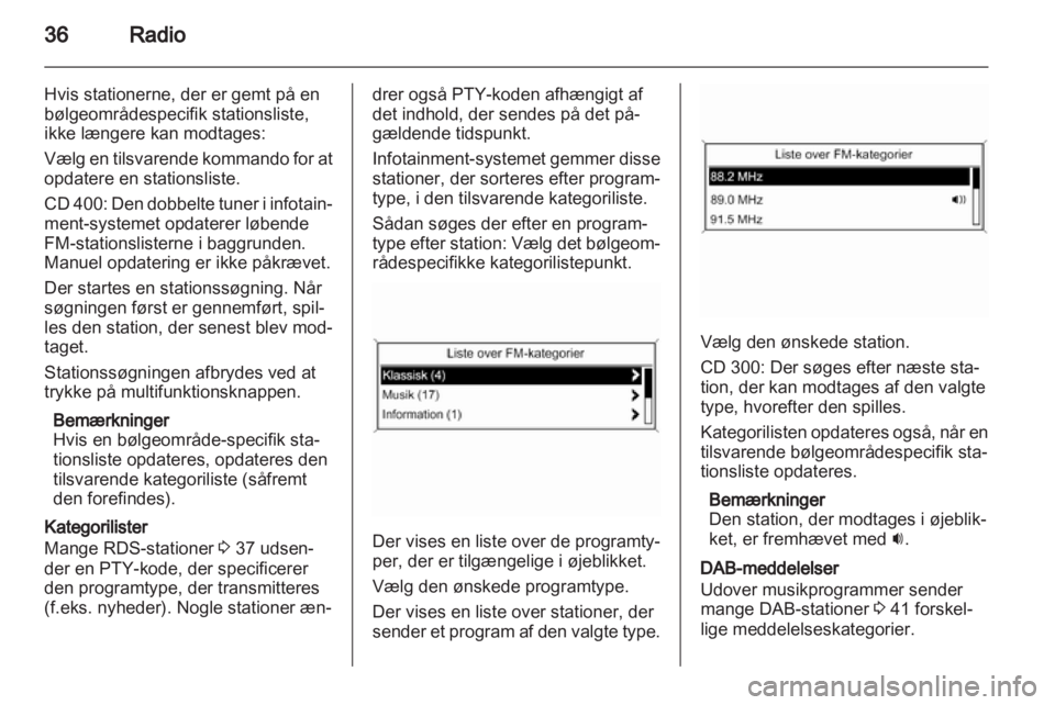 OPEL MERIVA 2012  Instruktionsbog til Infotainment (in Danish) 