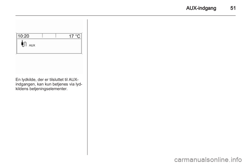 OPEL MERIVA 2012  Instruktionsbog til Infotainment (in Danish) 