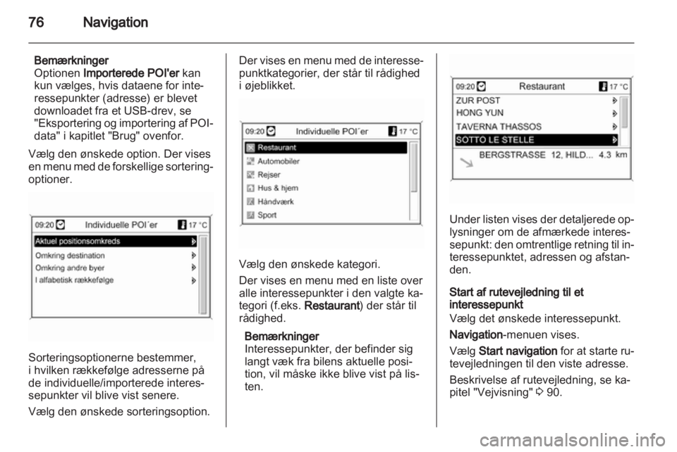 OPEL MERIVA 2012  Instruktionsbog til Infotainment (in Danish) 