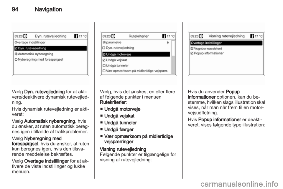 OPEL MERIVA 2012  Instruktionsbog til Infotainment (in Danish) 