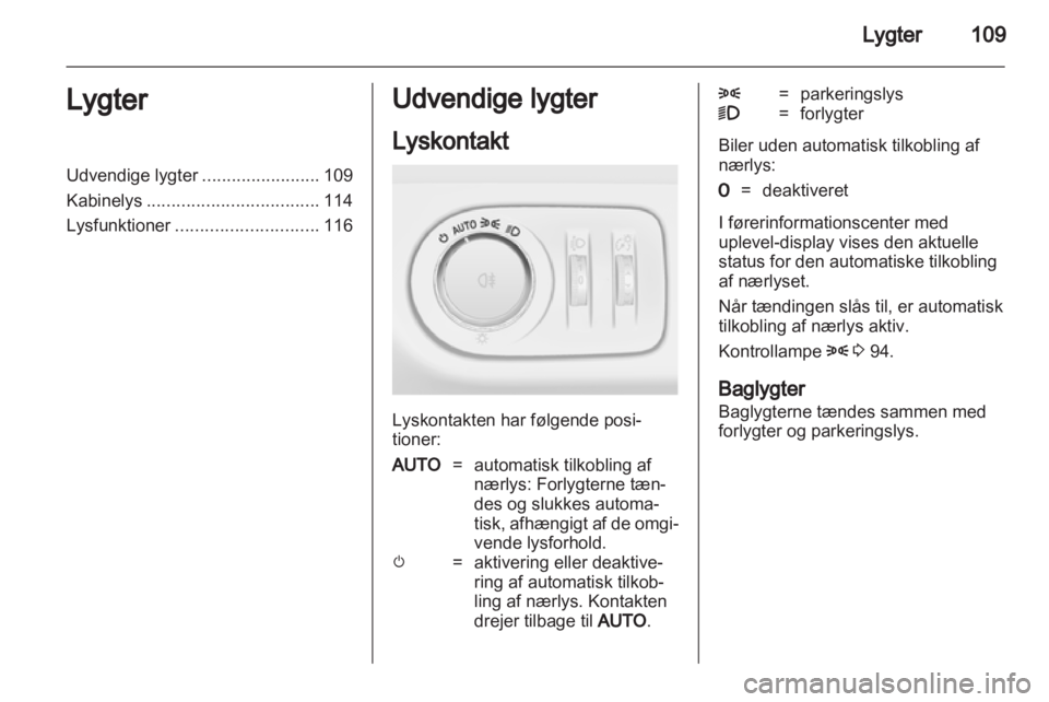 OPEL MERIVA 2012  Instruktionsbog (in Danish) 