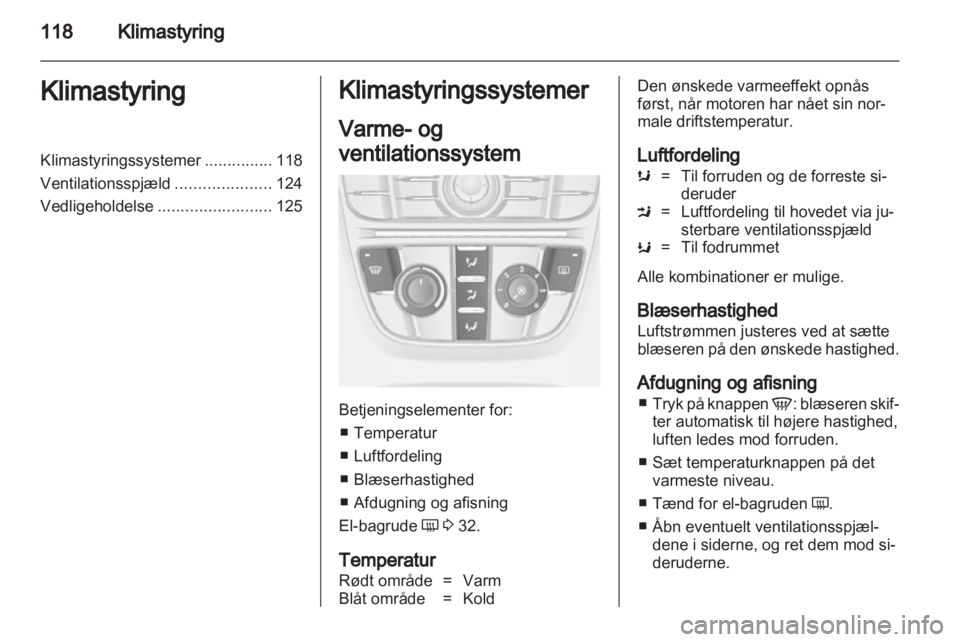OPEL MERIVA 2012  Instruktionsbog (in Danish) 