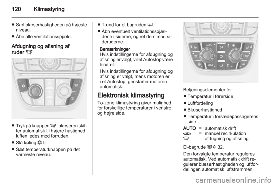 OPEL MERIVA 2012  Instruktionsbog (in Danish) 