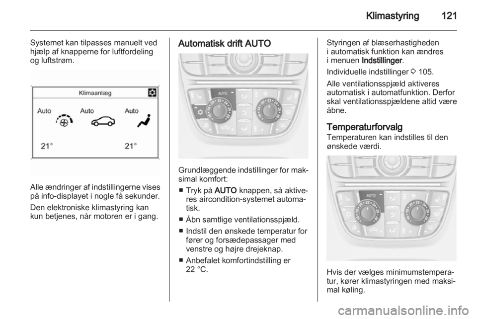 OPEL MERIVA 2012  Instruktionsbog (in Danish) 