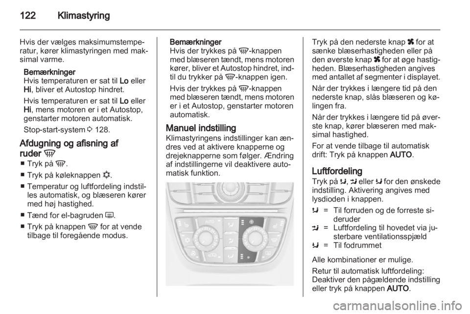 OPEL MERIVA 2012  Instruktionsbog (in Danish) 