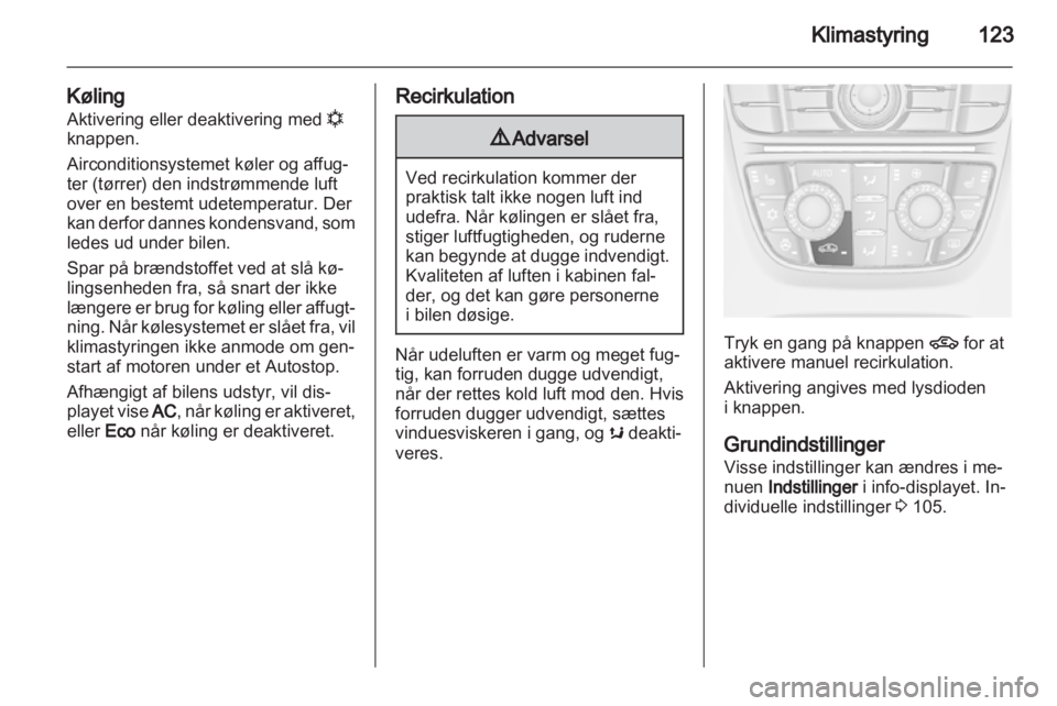 OPEL MERIVA 2012  Instruktionsbog (in Danish) 