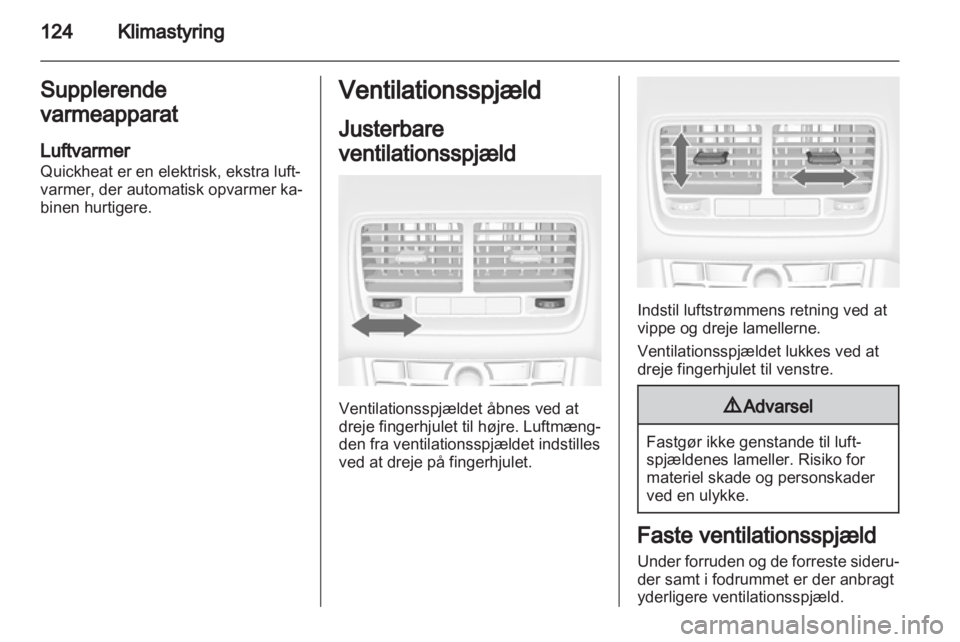 OPEL MERIVA 2012  Instruktionsbog (in Danish) 