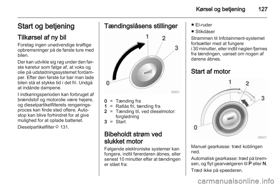 OPEL MERIVA 2012  Instruktionsbog (in Danish) 
