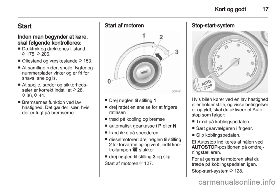 OPEL MERIVA 2012  Instruktionsbog (in Danish) 