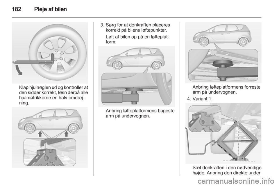 OPEL MERIVA 2012  Instruktionsbog (in Danish) 