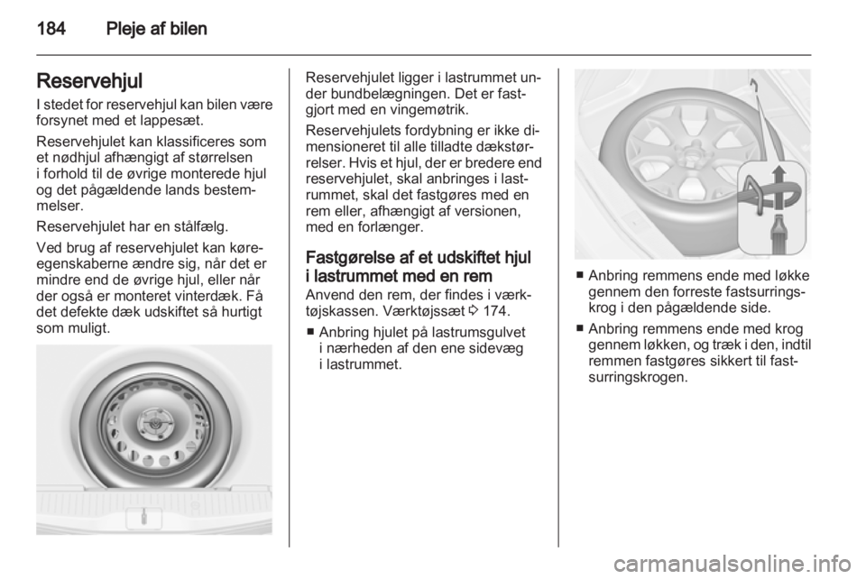 OPEL MERIVA 2012  Instruktionsbog (in Danish) 