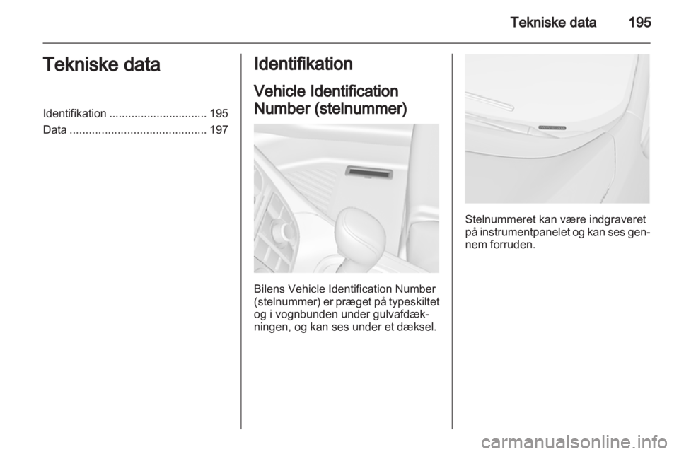 OPEL MERIVA 2012  Instruktionsbog (in Danish) 
