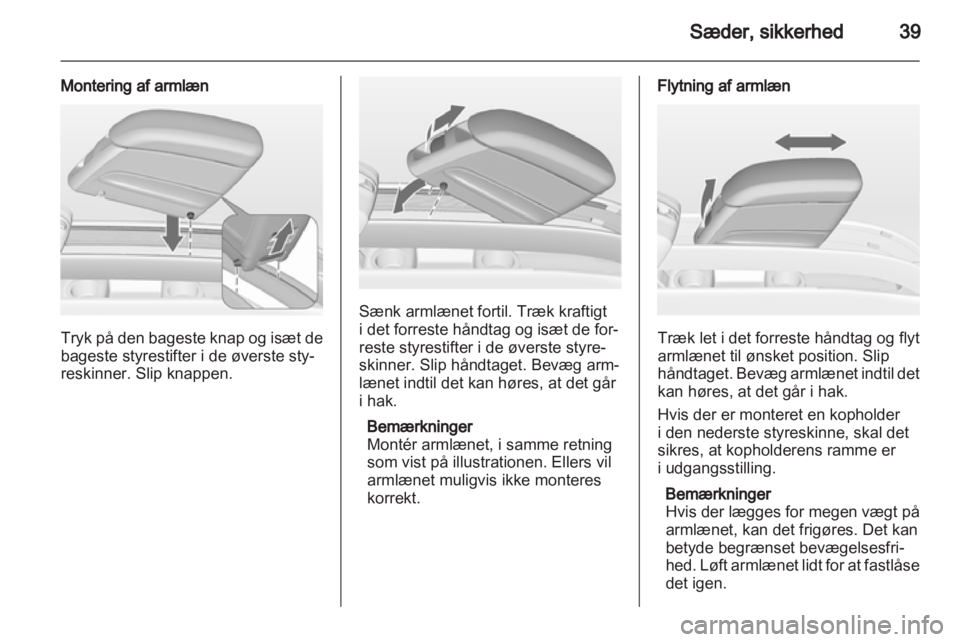 OPEL MERIVA 2012  Instruktionsbog (in Danish) 