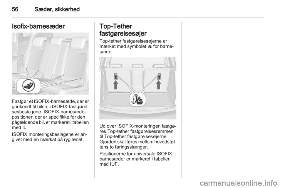 OPEL MERIVA 2012  Instruktionsbog (in Danish) 