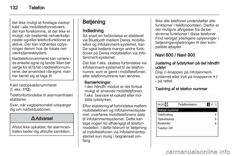 OPEL MERIVA 2012.5  Instruktionsbog til Infotainment (in Danish) 