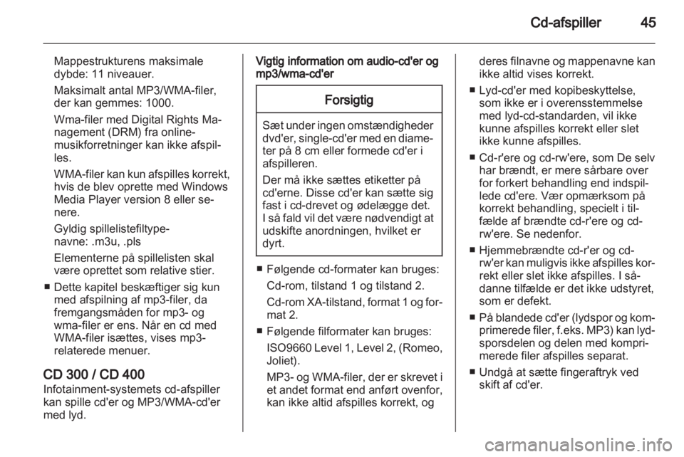 OPEL MERIVA 2012.5  Instruktionsbog til Infotainment (in Danish) 