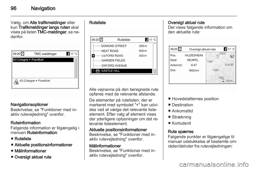 OPEL MERIVA 2012.5  Instruktionsbog til Infotainment (in Danish) 