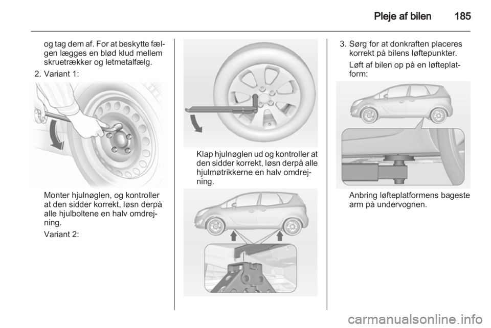 OPEL MERIVA 2012.5  Instruktionsbog (in Danish) 