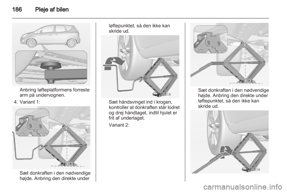OPEL MERIVA 2012.5  Instruktionsbog (in Danish) 
