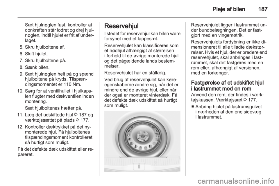 OPEL MERIVA 2012.5  Instruktionsbog (in Danish) 