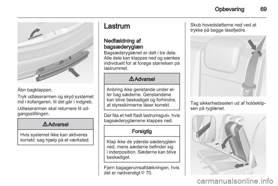 OPEL MERIVA 2012.5  Instruktionsbog (in Danish) 