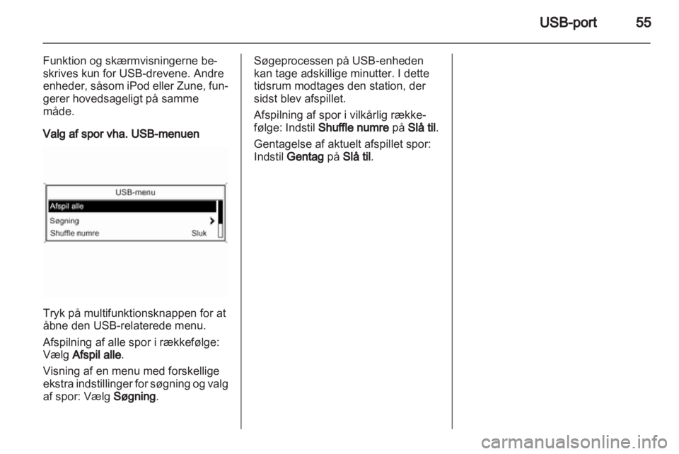 OPEL MERIVA 2013  Instruktionsbog til Infotainment (in Danish) 
