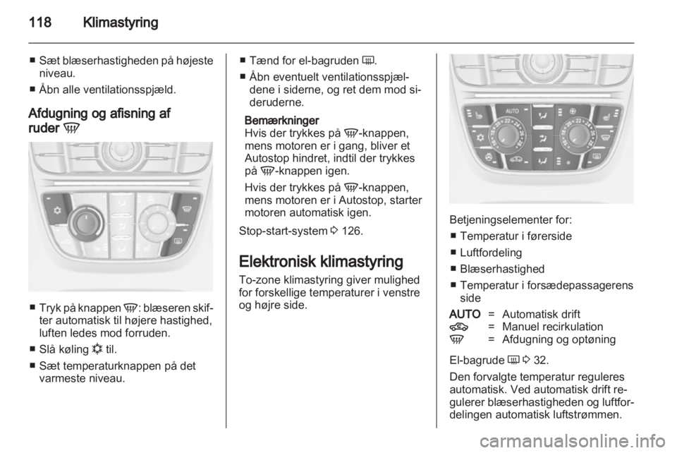 OPEL MERIVA 2013  Instruktionsbog (in Danish) 