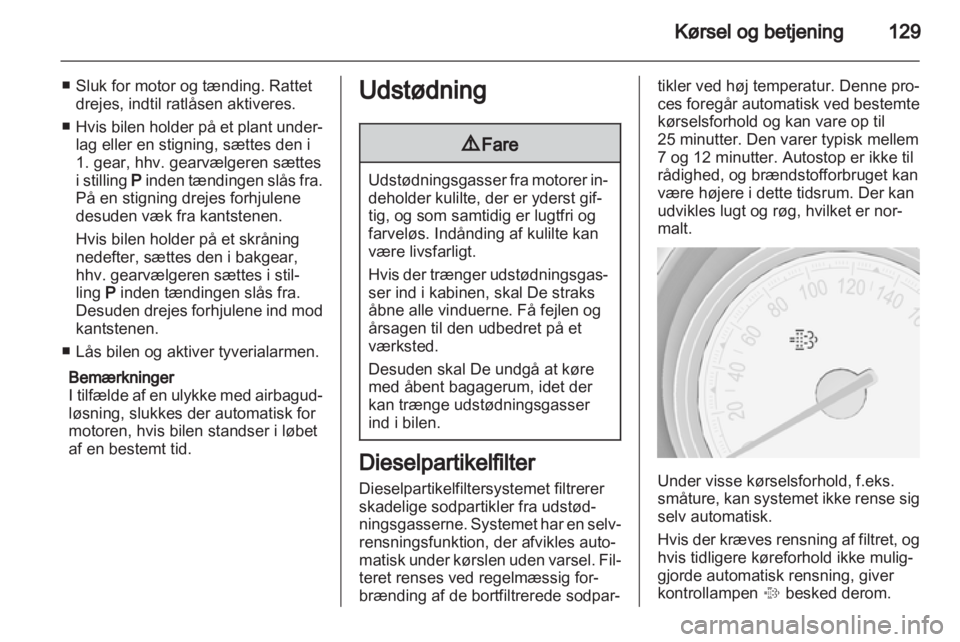 OPEL MERIVA 2013  Instruktionsbog (in Danish) 
