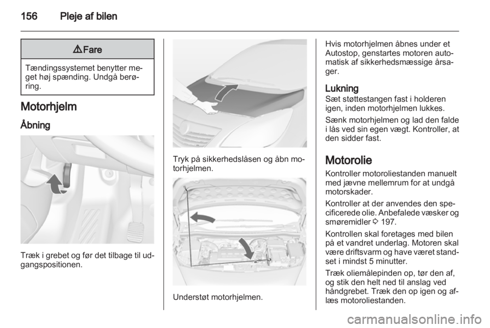 OPEL MERIVA 2013  Instruktionsbog (in Danish) 