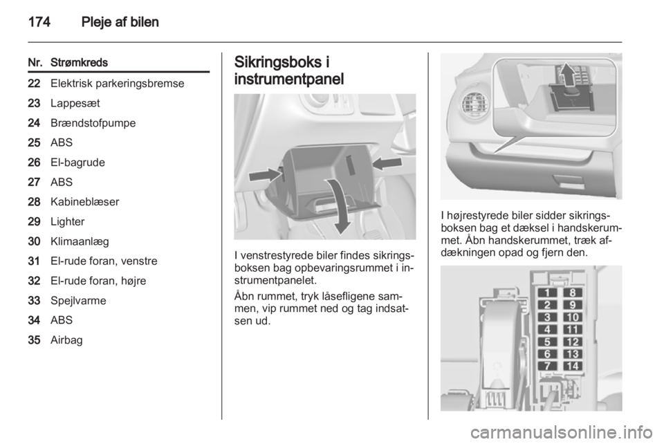 OPEL MERIVA 2013  Instruktionsbog (in Danish) 