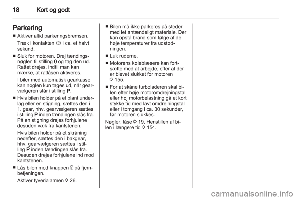 OPEL MERIVA 2013  Instruktionsbog (in Danish) 