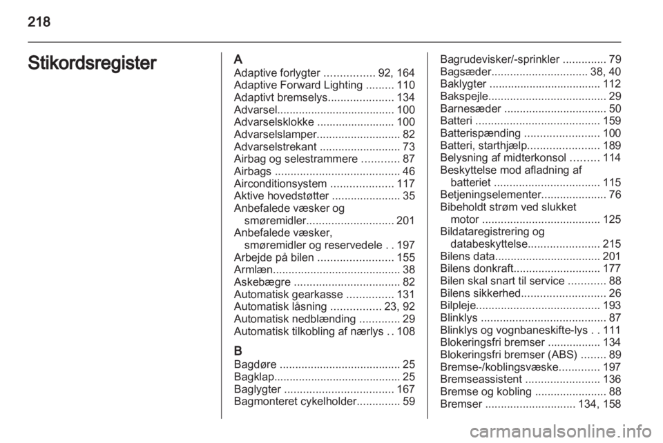 OPEL MERIVA 2013  Instruktionsbog (in Danish) 