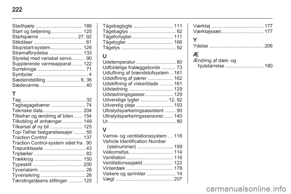 OPEL MERIVA 2013  Instruktionsbog (in Danish) 