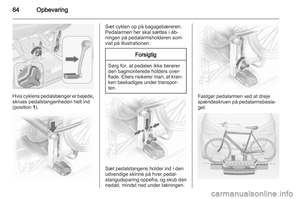 OPEL MERIVA 2013  Instruktionsbog (in Danish) 