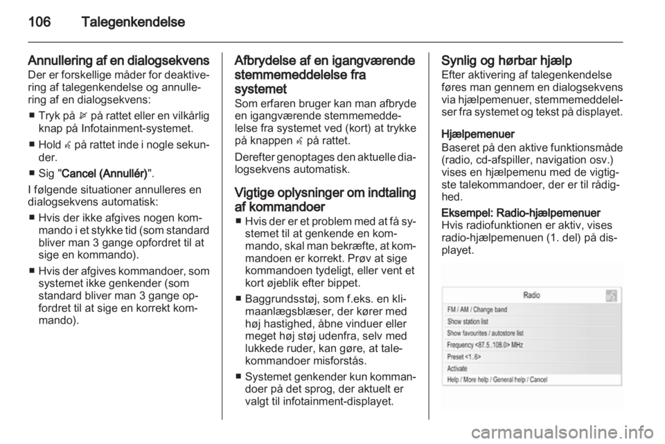 OPEL MERIVA 2013.5  Instruktionsbog til Infotainment (in Danish) 