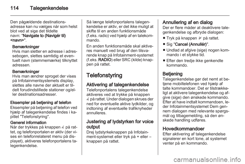 OPEL MERIVA 2013.5  Instruktionsbog til Infotainment (in Danish) 