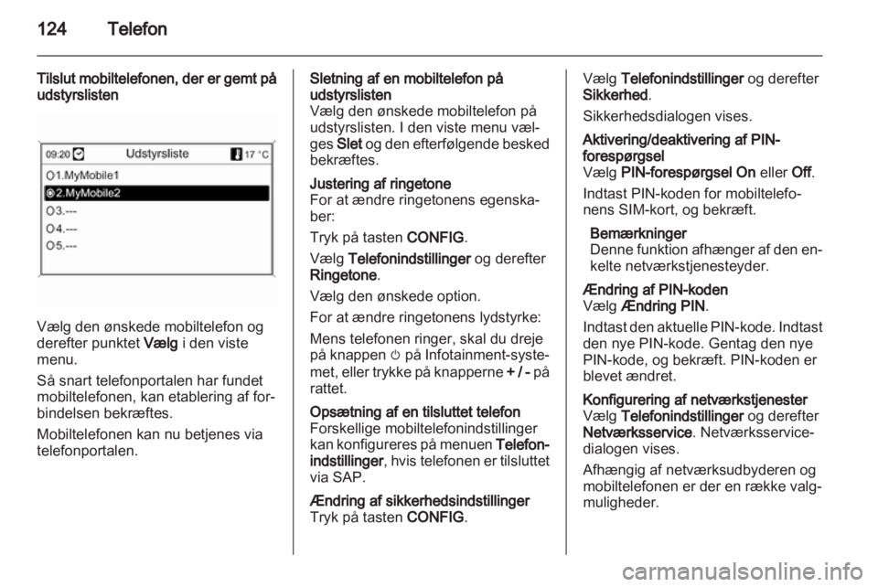 OPEL MERIVA 2013.5  Instruktionsbog til Infotainment (in Danish) 