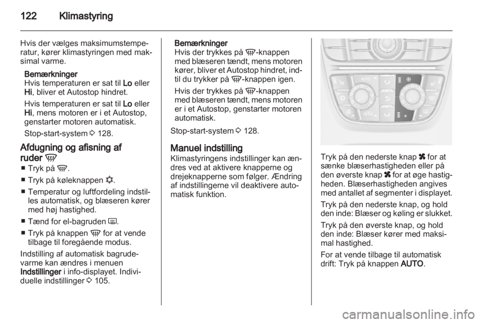 OPEL MERIVA 2013.5  Instruktionsbog (in Danish) 