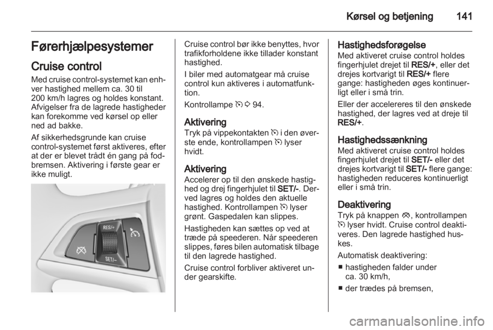 OPEL MERIVA 2013.5  Instruktionsbog (in Danish) 