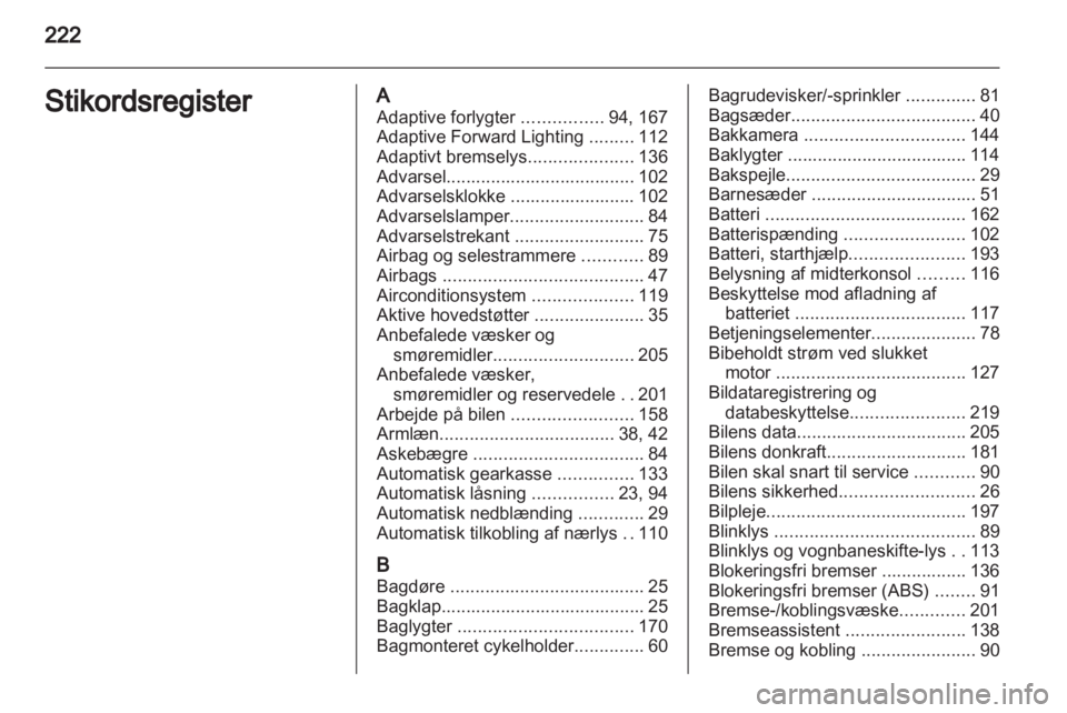 OPEL MERIVA 2013.5  Instruktionsbog (in Danish) 