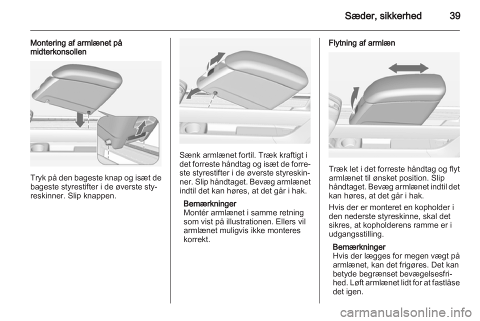 OPEL MERIVA 2013.5  Instruktionsbog (in Danish) 