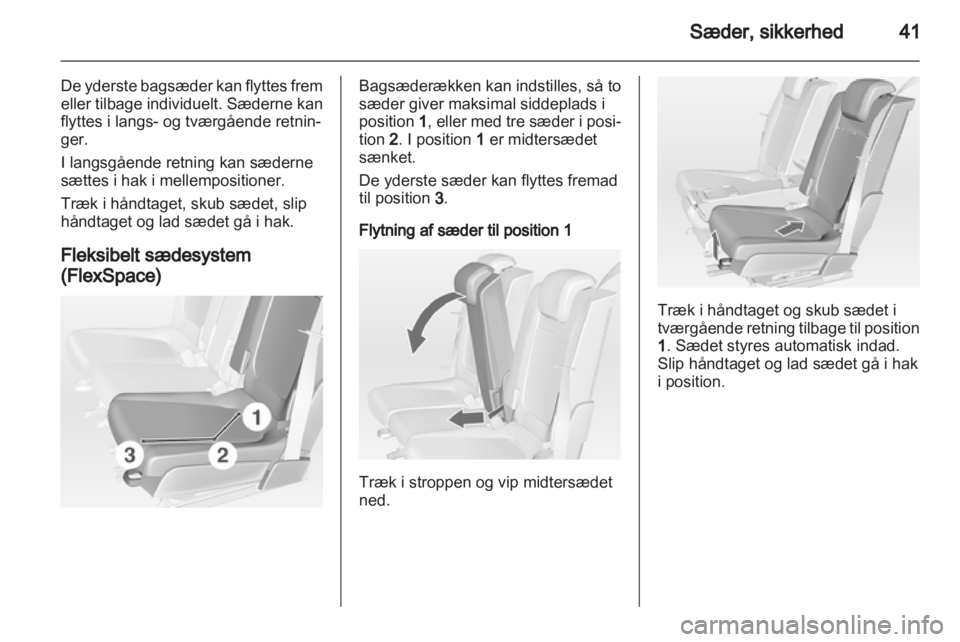 OPEL MERIVA 2013.5  Instruktionsbog (in Danish) 
