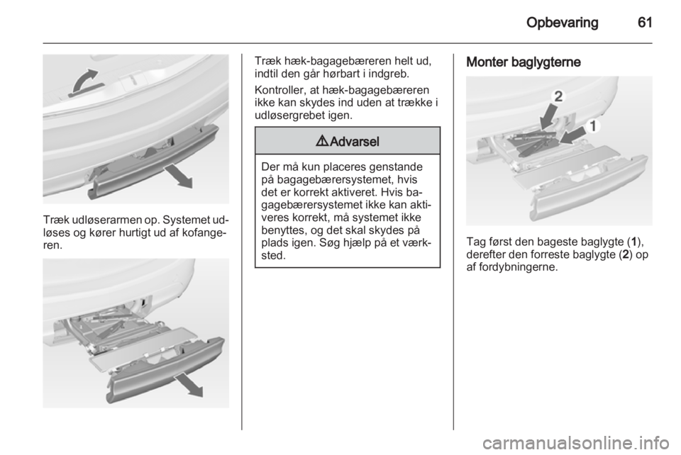 OPEL MERIVA 2013.5  Instruktionsbog (in Danish) 