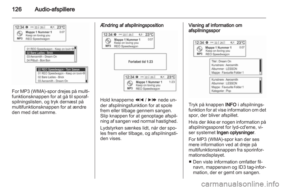 OPEL MOKKA 2013  Instruktionsbog til Infotainment (in Danish) 